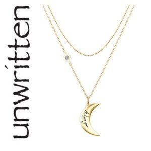 🌟 Unwritten “I Love You To The Moon and Back” Necklace